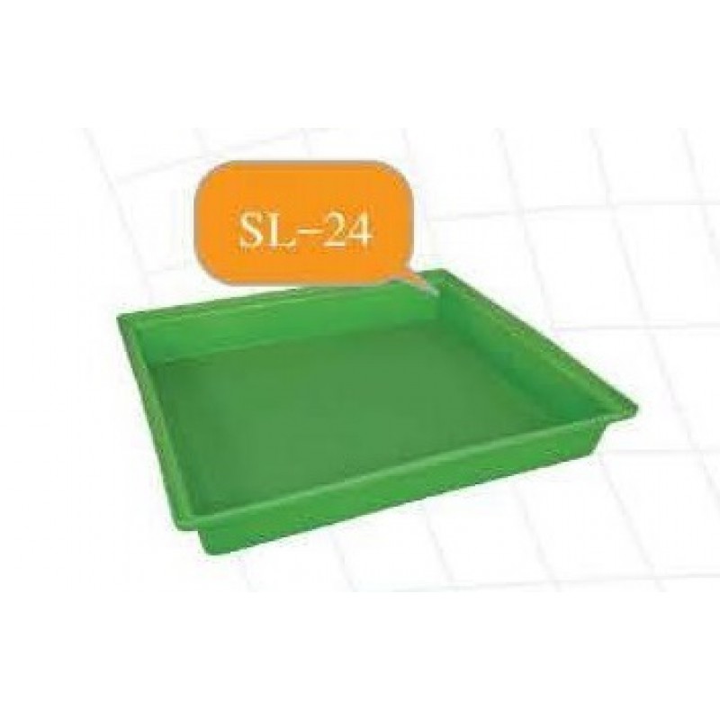 SL-24 (กระบะ-ทรงเหลี่ยม) :  กระบะ - ทรงเหลี่ยม  ความจุ 24 ลิตร  ทรงสี่เหลี่ยม (แบบถาด) ซ้อนกันได้